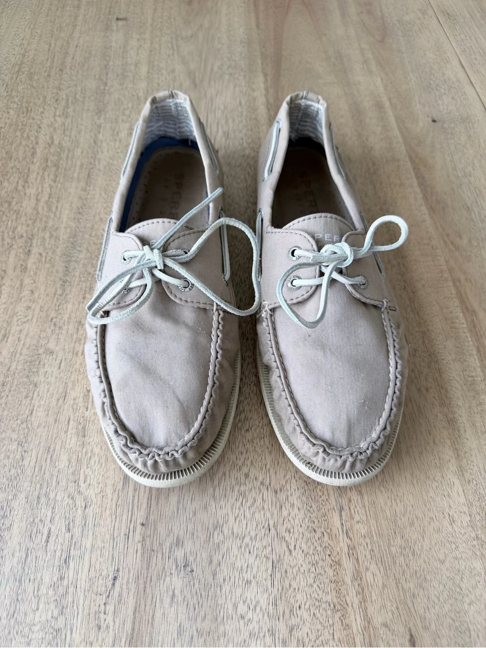SPERRY TOP SIDER Authentic Original Boat Shoe Men’s Beige 13